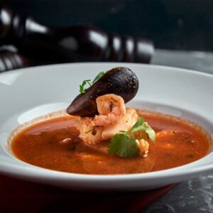 Sopa de pescado y marisco